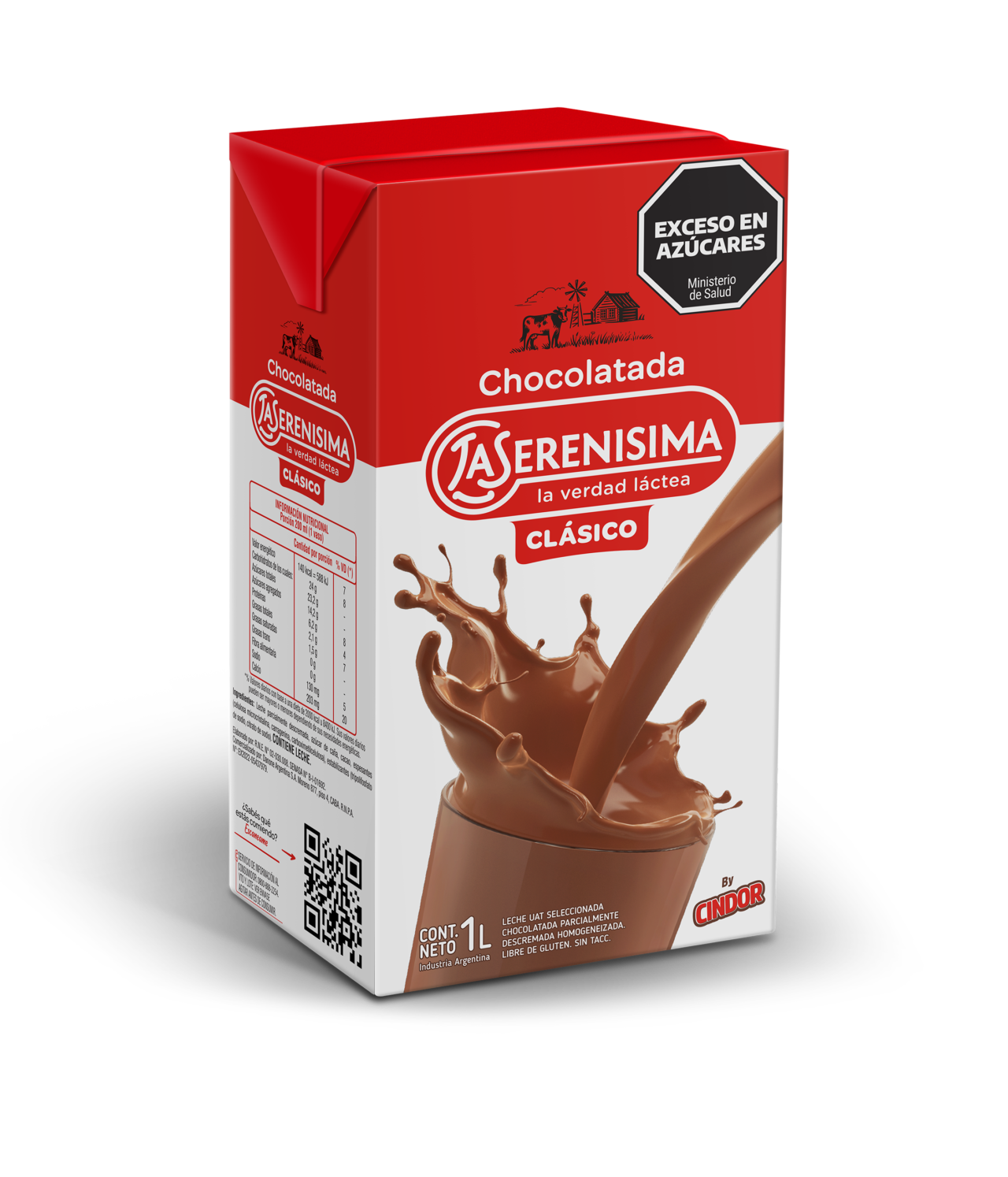 Leche Chocolatada En Caja La Seren Sima Cl Sico