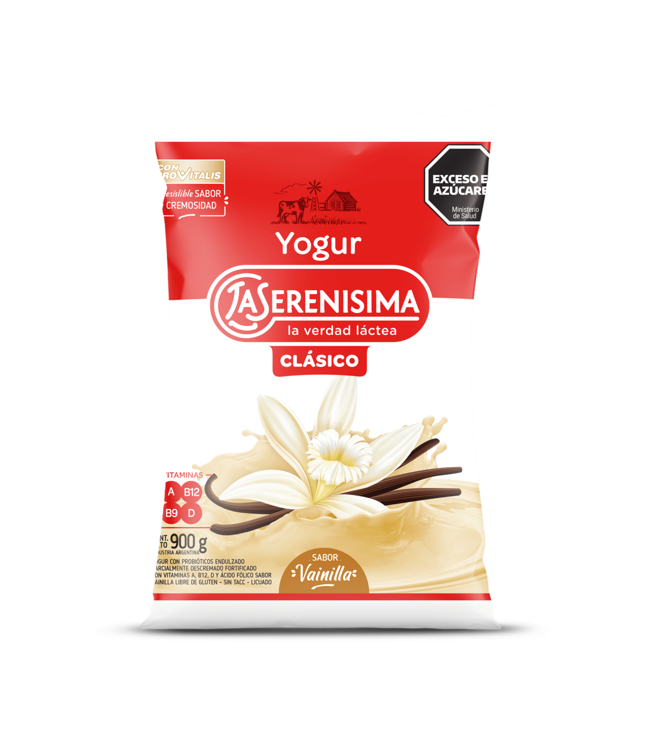Vainilla 900g La Serenisima Clasica