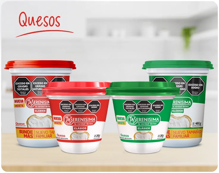 Card Quesos La Serenísima Clásico gradiente